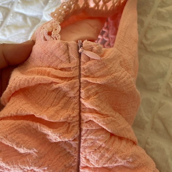 Indikah pink cotton babydoll mini dress - Picture 7 of 8